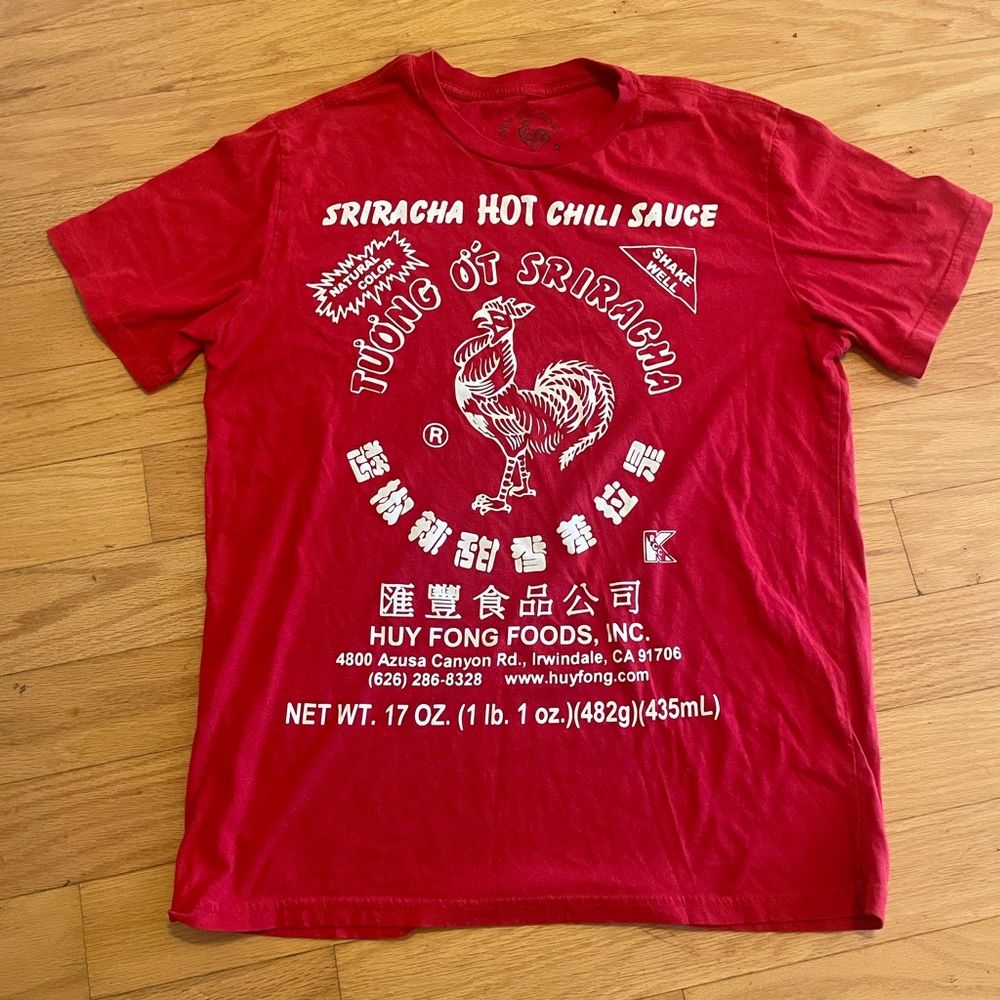 Sriracha Unisex Red Tee